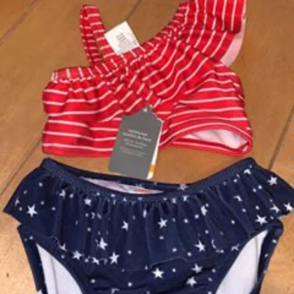 Gymboree size 12-18m nwt swim suit bikini - yes